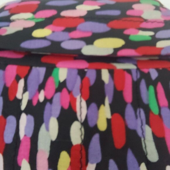 Silkland Long Coat Size 10 Lightweight Trench Lined Silk Midi Colorful Fun - Picture 7 of 7